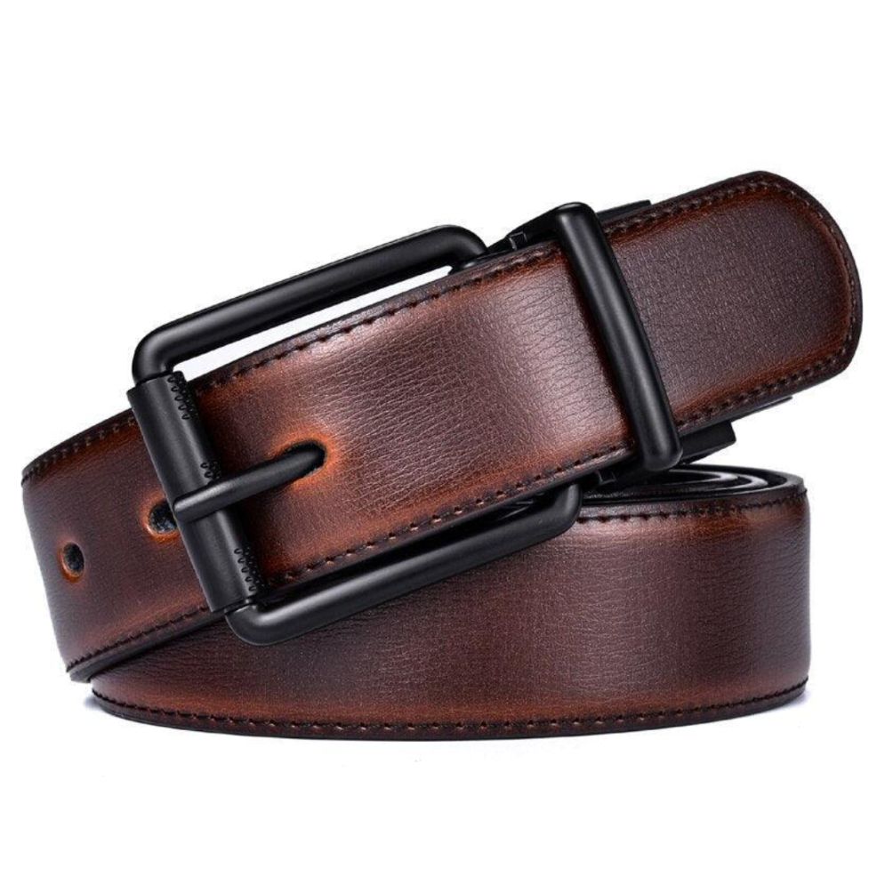 Ceinture Réversible en Cuir pour Homme Modèle Tommy - La Ceinturerie

