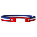 Ceinture Sans Boucle Élastique Bleue Blanc Rouge Modèle Xioma - La Ceinturerie