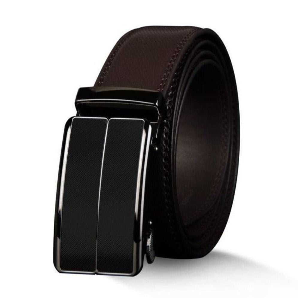 Ceinture Souple en Cuir Pleine Fleur Marron