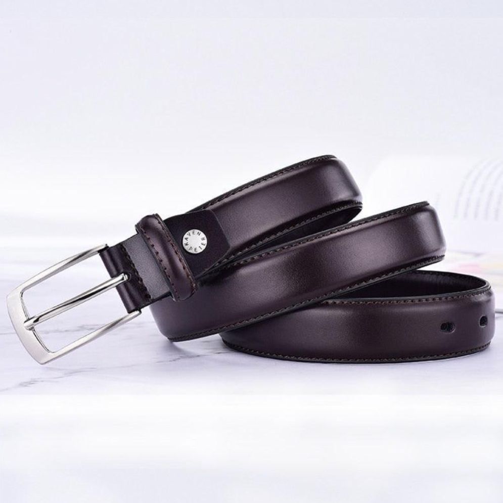 Ceinture Souple en Cuir Pleine Fleure pour Homme - La Ceinturerie