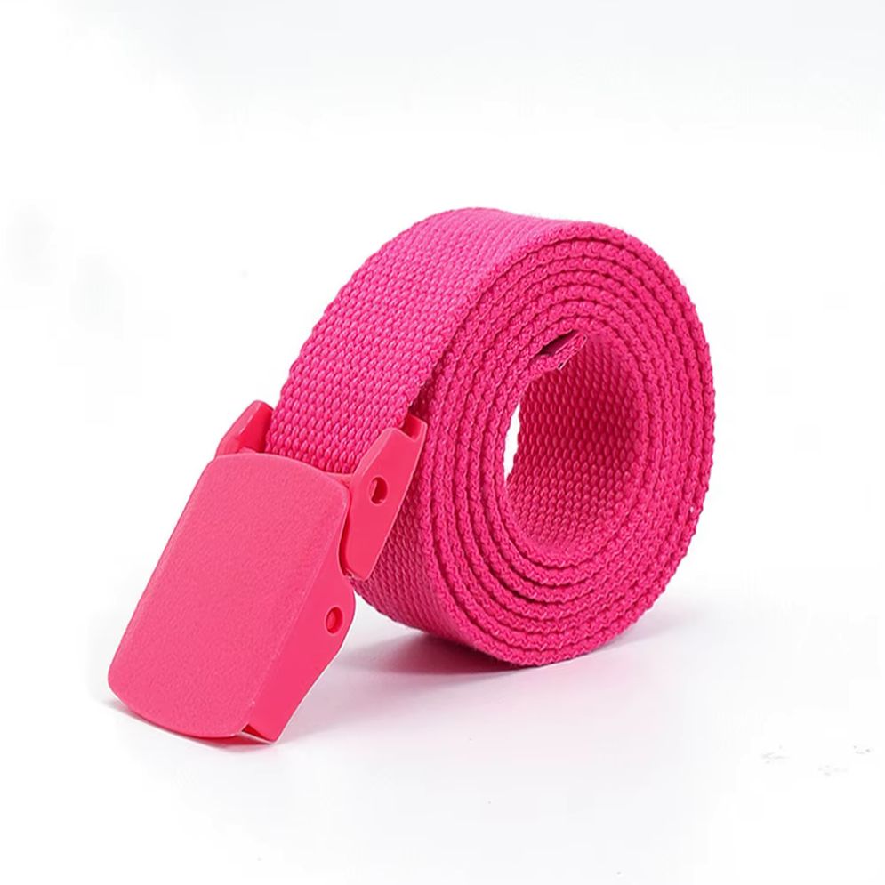 Ceinture Tactique Colorée pour Enfants en Polyester Rose foncé
