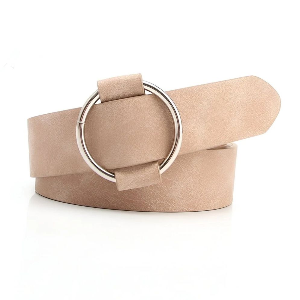 Ceinture Tendance à Boucle Ronde Femme Modèle Jessie - La Ceinturerie

