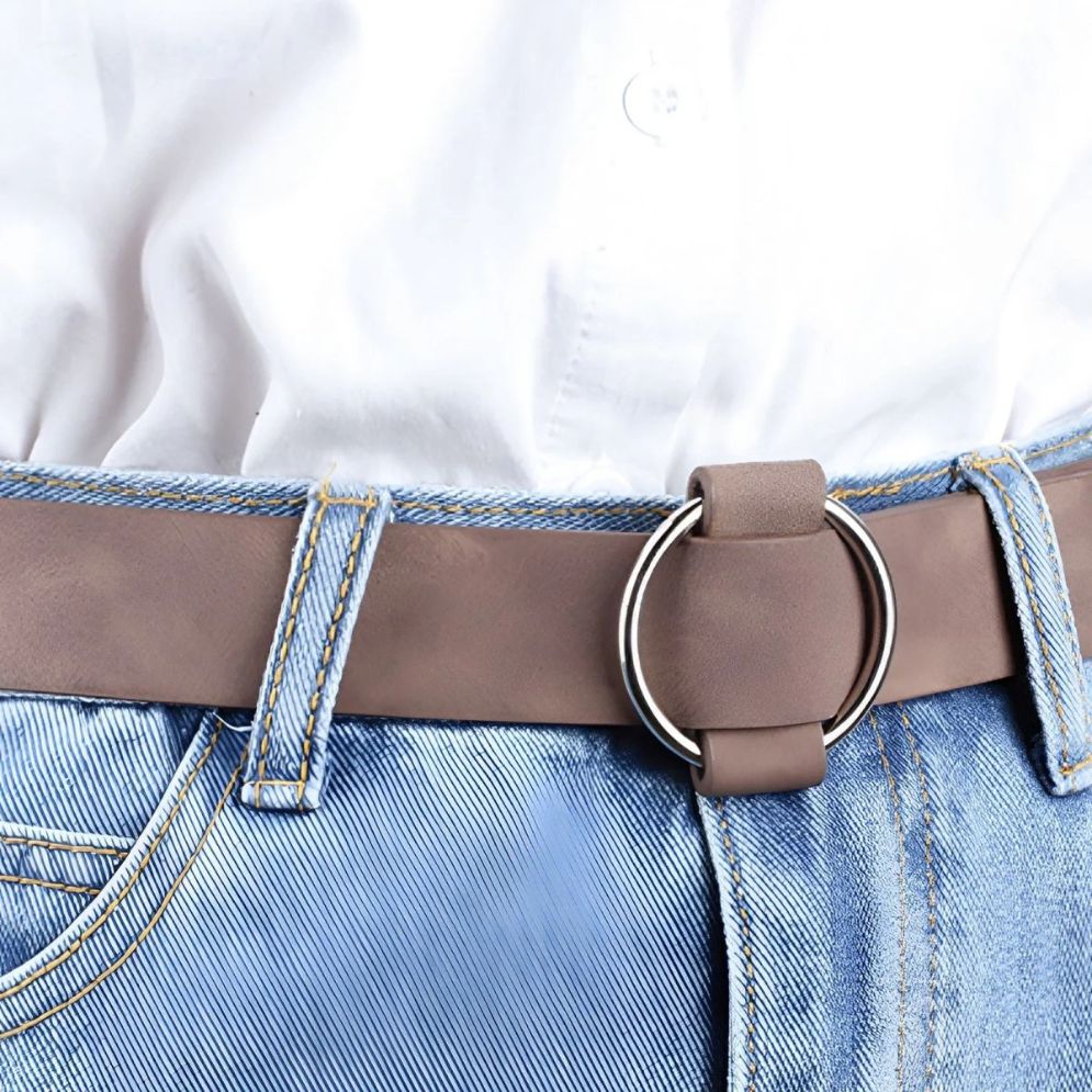 Ceinture Tendance à Boucle Ronde Femme Modèle Jessie - La Ceinturerie
