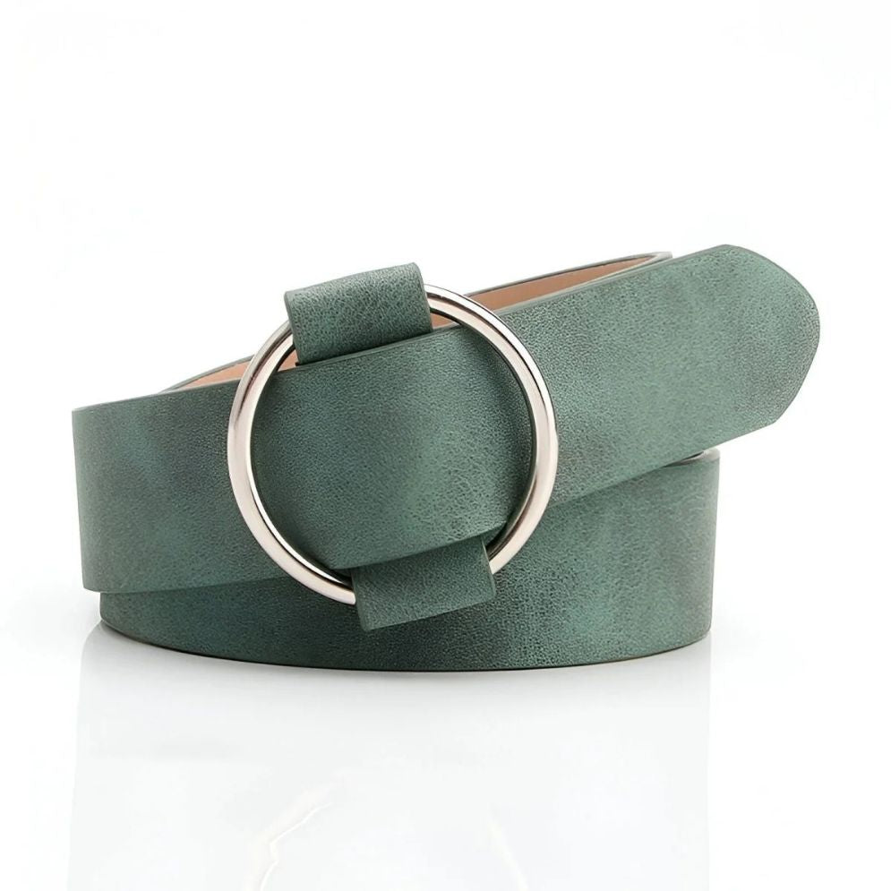 Ceinture Tendance à Boucle Ronde Femme Modèle Jessie - La Ceinturerie
