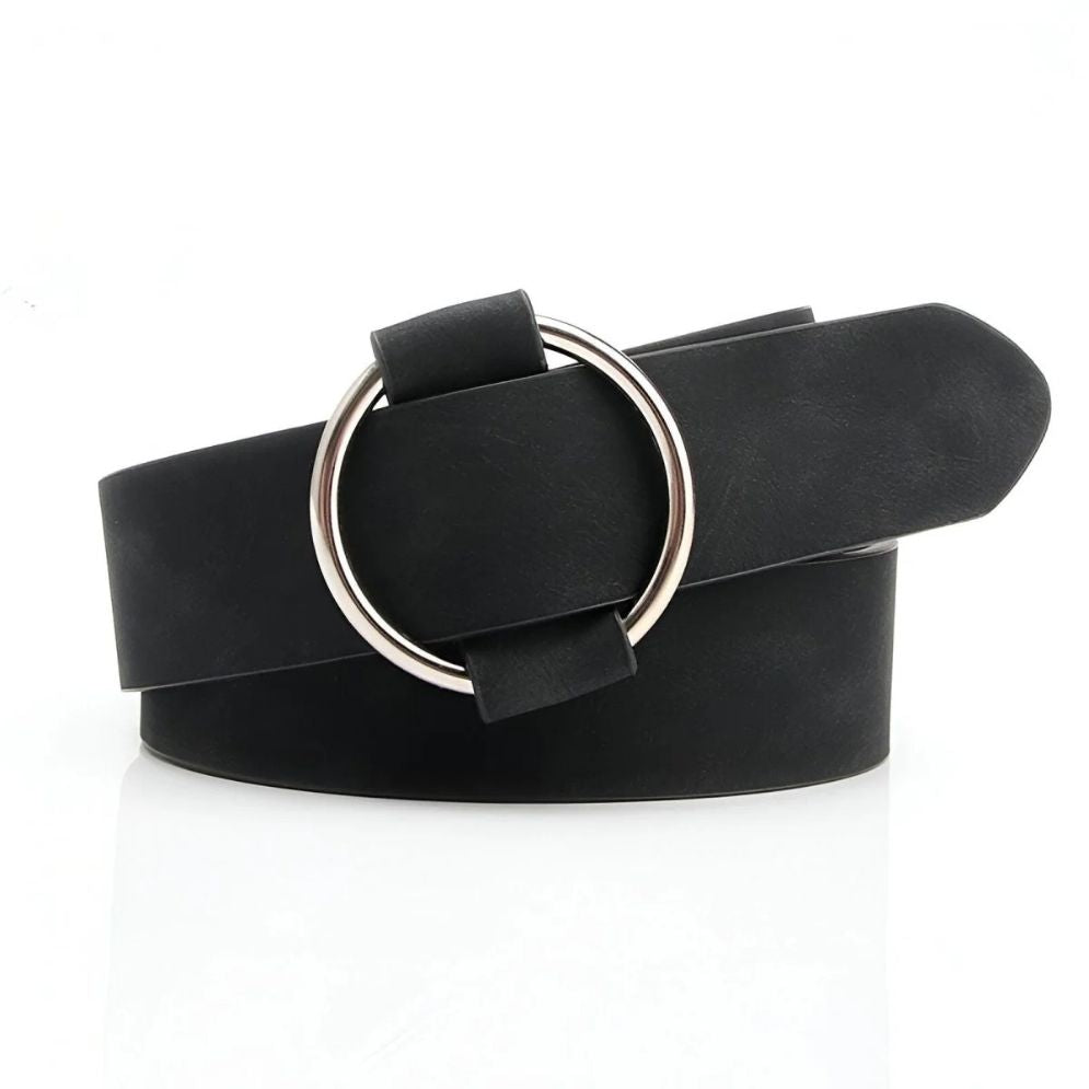 Ceinture Tendance à Boucle Ronde Femme Modèle Jessie - La Ceinturerie
