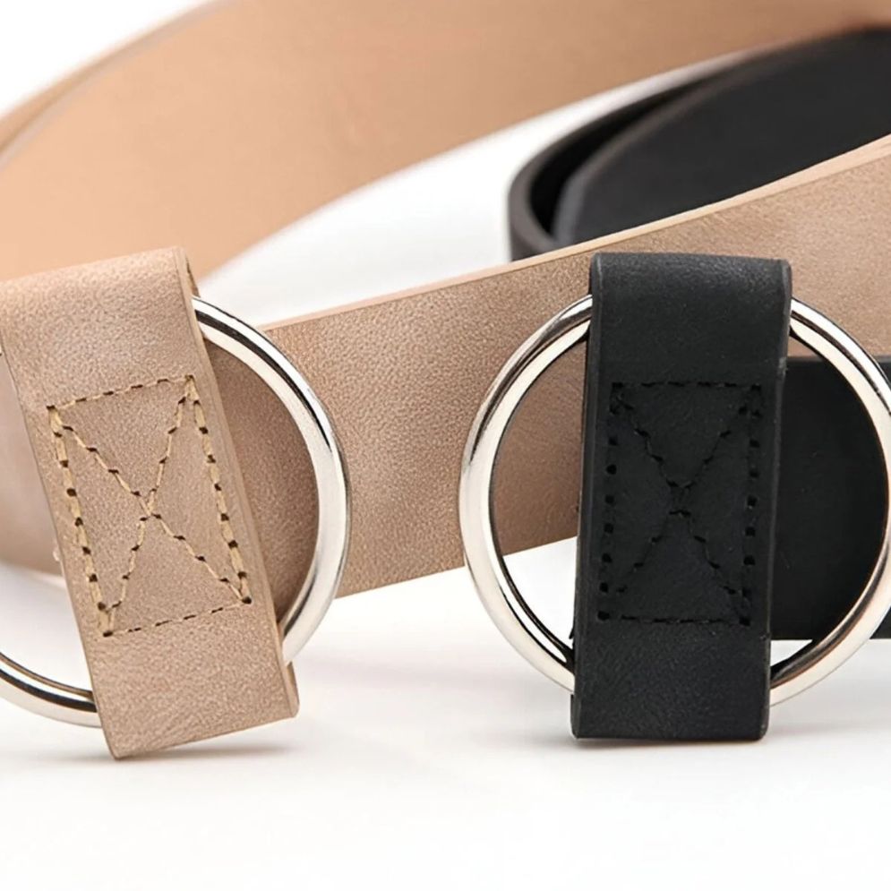 Ceinture Tendance à Boucle Ronde Femme Modèle Jessie - La Ceinturerie
