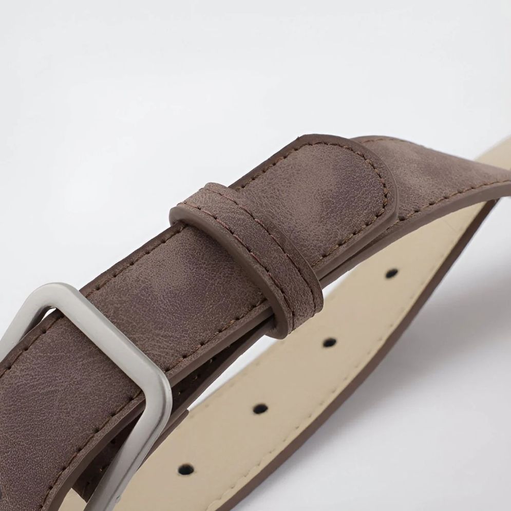 Ceinture Tendance à Boucle Rectangulaire Modèle Liliana