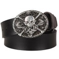 Ceinture Tête de Mort pour Femme Modèle Hellcollar - La Ceinturerie

