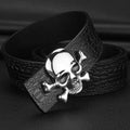 Ceinture Tête de Mort pour Femme Modèle Mumina - La Ceinturerie
