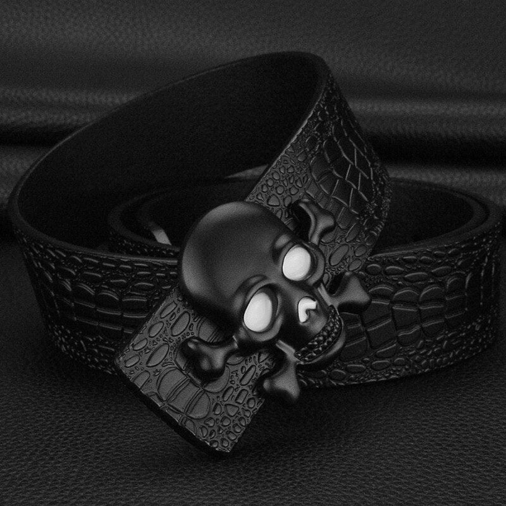 Ceinture Tête de Mort pour Femme Modèle Mumina - La Ceinturerie
