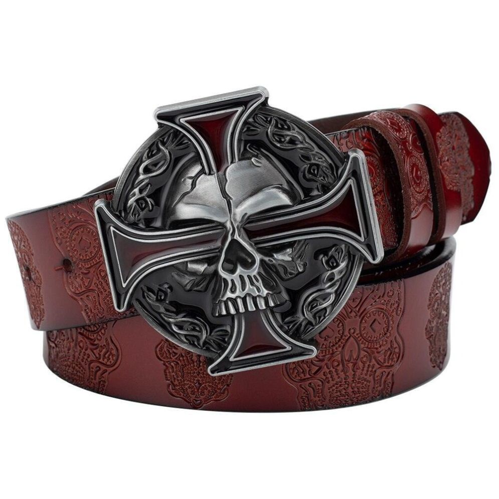 Ceinture Tête de Mort pour Homme Modèle Balsam - La Ceinturerie
