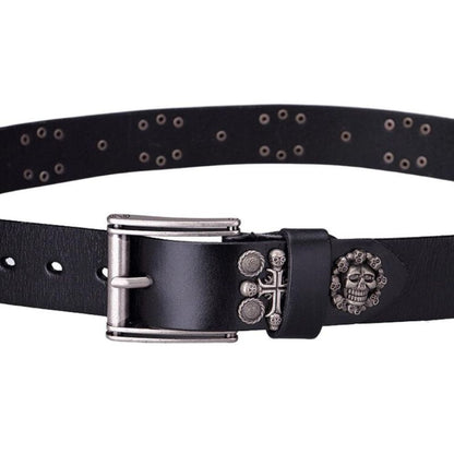 Ceinture Tête de Mort pour Homme Modèle Ernest - La Ceinturerie
