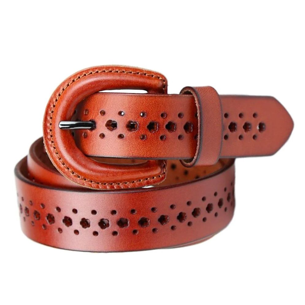 Ceinture Toute Habillée de Cuir Femme Modèle Pénélope - La Ceinturerie
