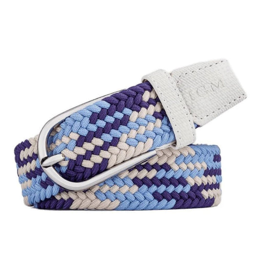 Ceinture Tressée Élastique pour Femme Modèle Helene - La Ceinturerie