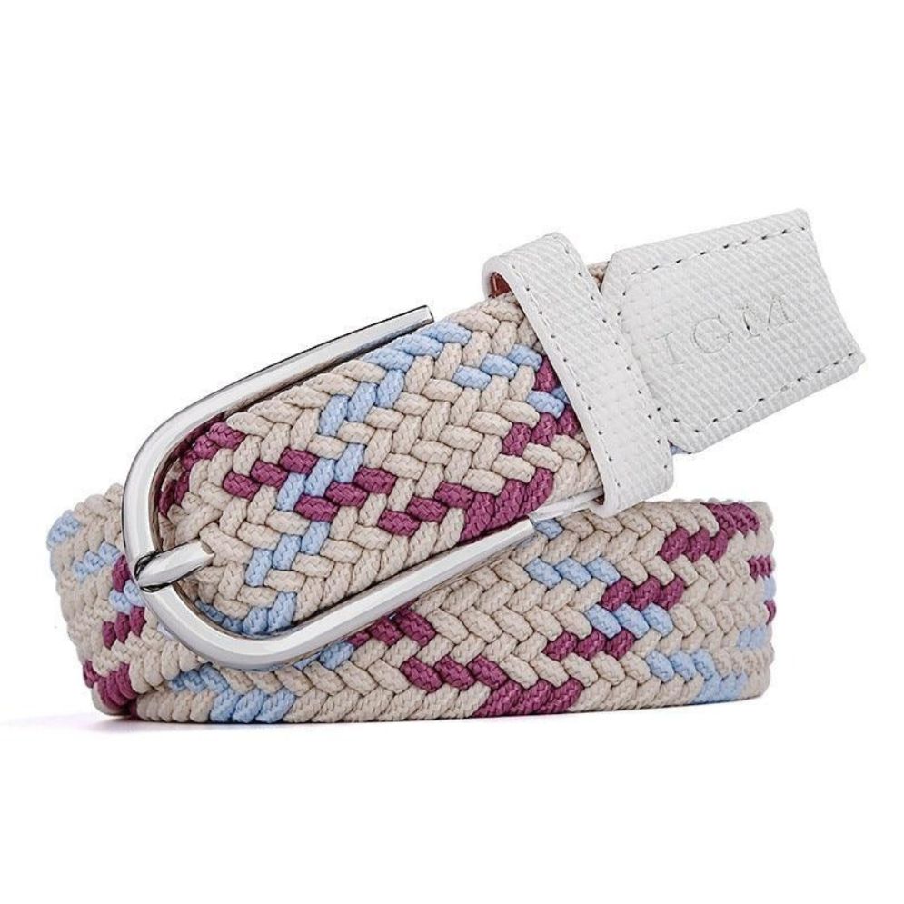Ceinture Tressée Élastique pour Femme Modèle Helene - La Ceinturerie