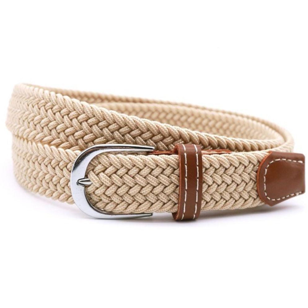Ceinture Tressée Élastique pour Femme Modèle Marta - La Ceinturerie

