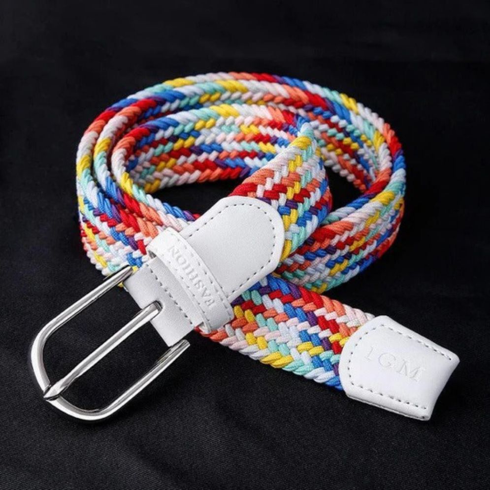 Ceinture Tressée Élastique pour Femme Modèle Telica - La Ceinturerie