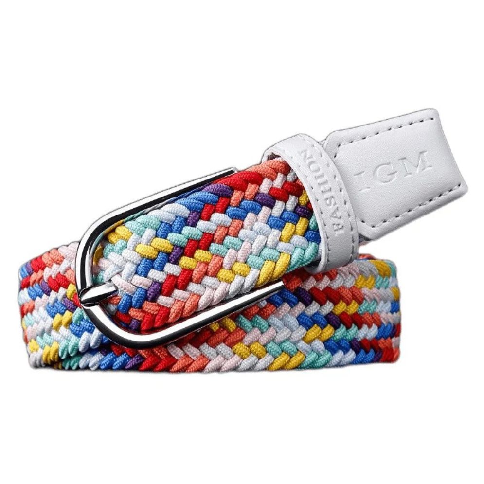 Ceinture Tressée Élastique pour Femme Modèle Telica - La Ceinturerie