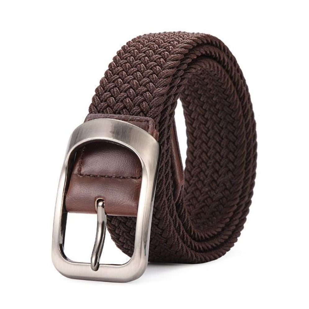Ceinture Tressée Élastique pour Homme Modèle Axel - La Ceinturerie