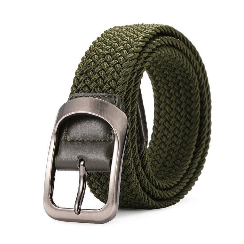 Ceinture Tressée Élastique pour Homme Modèle Axel - La Ceinturerie