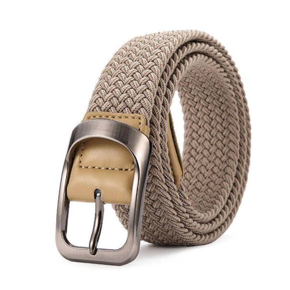 Ceinture Tressée Élastique pour Homme Modèle Axel - La Ceinturerie