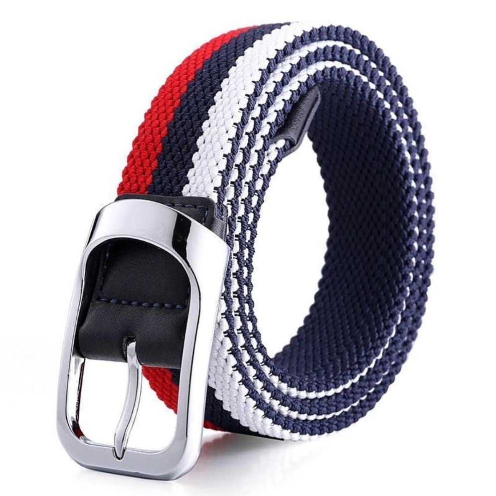 Ceinture Tressée Élastique pour Homme Modèle Baldo - La Ceinturerie