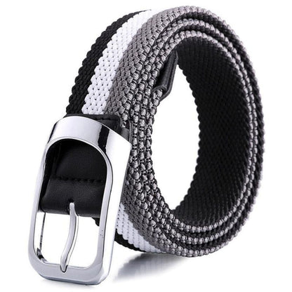 Ceinture Tressée Élastique pour Homme Modèle Baldo - La Ceinturerie