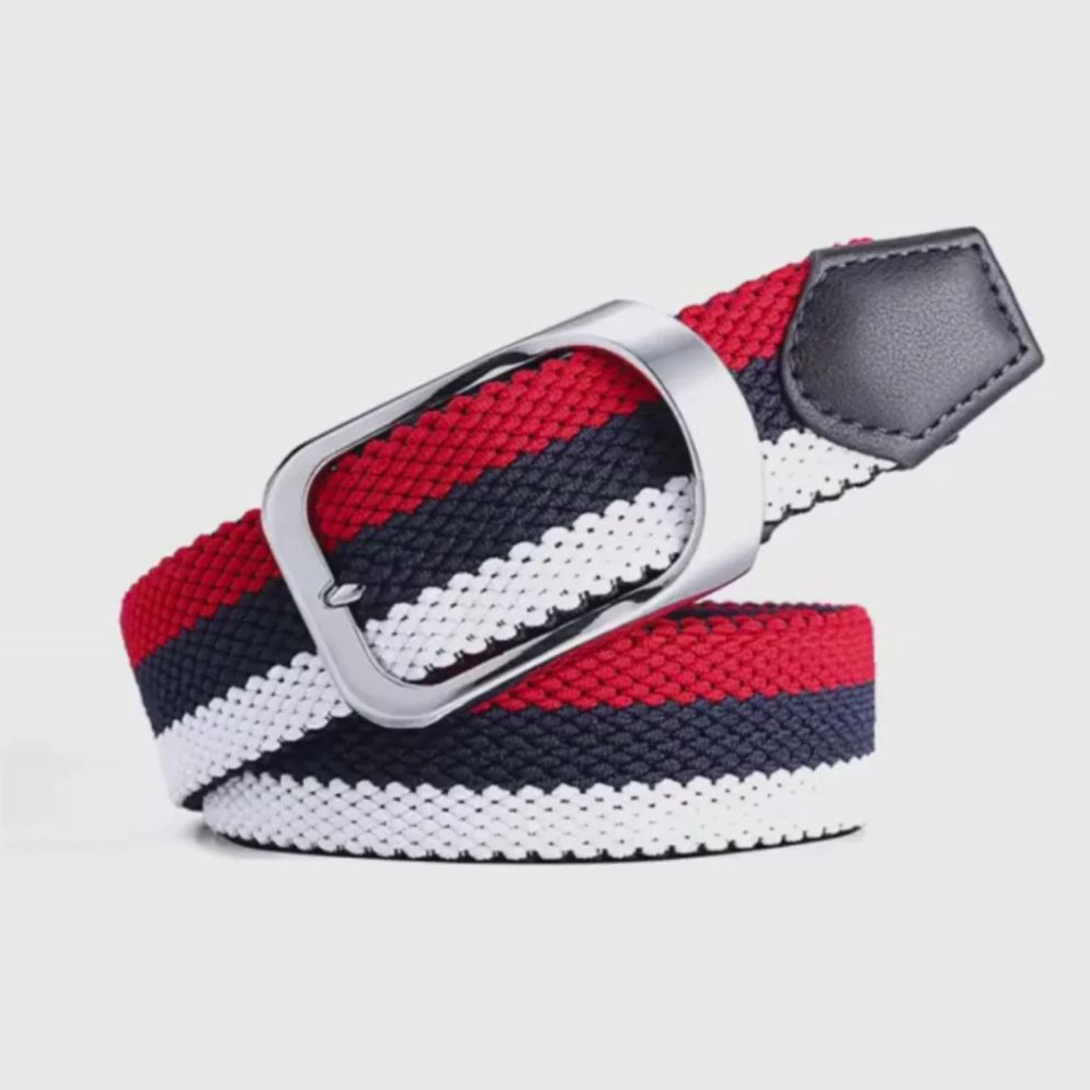 Ceinture Tressée Élastique pour Homme Modèle Baldo - La Ceinturerie