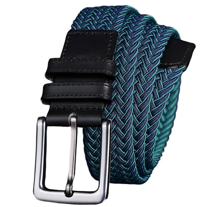 Ceinture Tressée Élastique pour Homme Modèle Clément - La Ceinturerie

