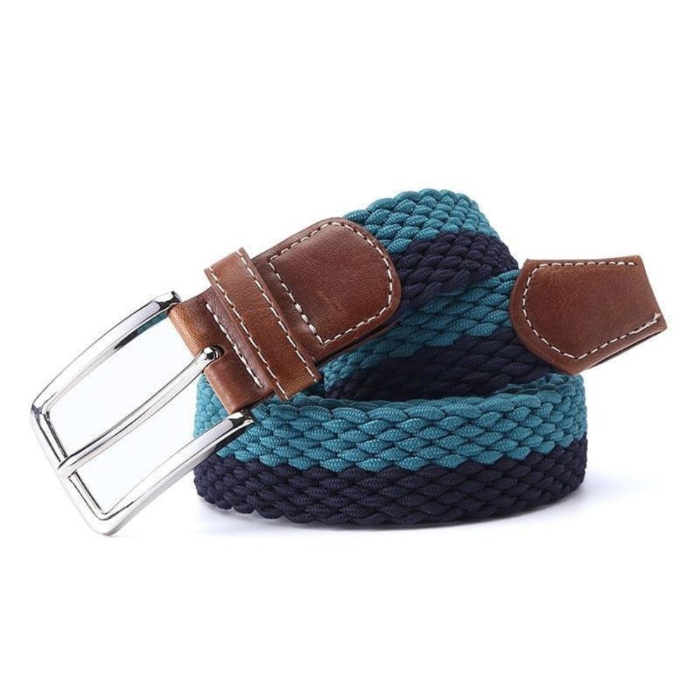 Ceinture Tressée Élastique pour Homme Modèle Darius - La Ceinturerie