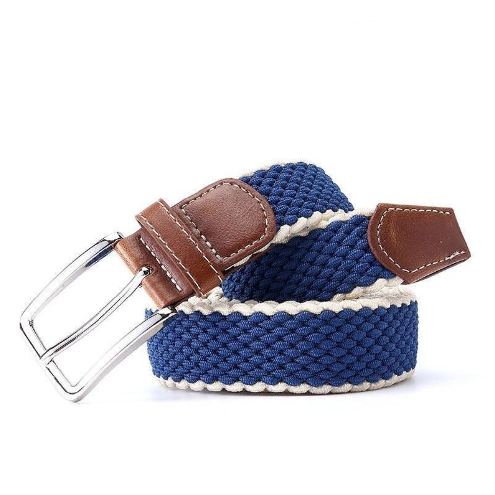 Ceinture Tressée Élastique pour Homme Modèle Darius - La Ceinturerie