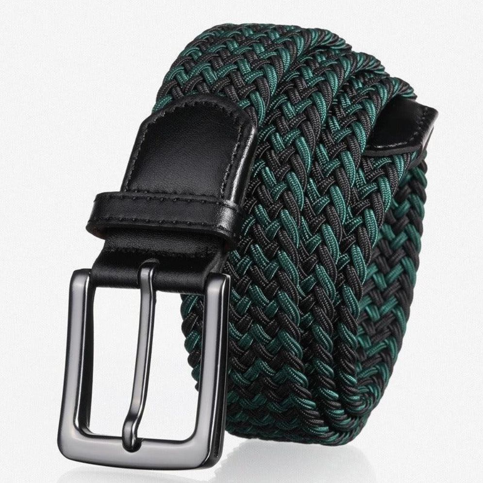 Ceinture Tressée Élastique pour Homme Modèle Thomas - La Ceinturerie