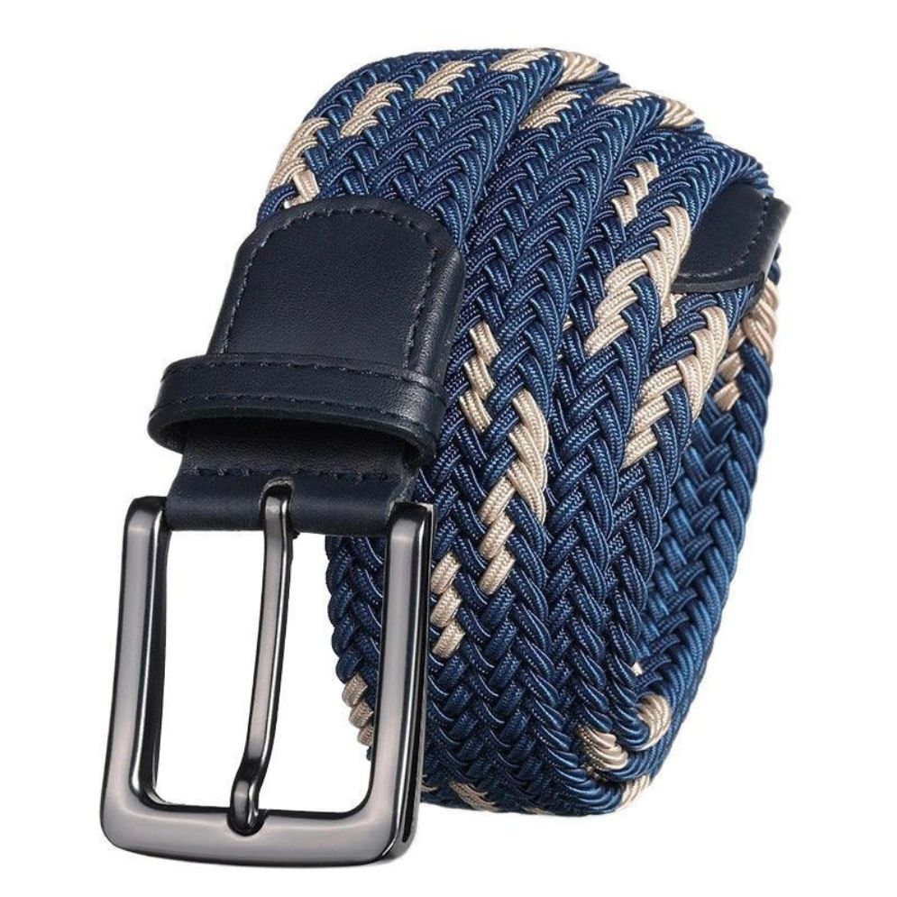 Ceinture Tressée Élastique pour Homme Modèle Thomas - La Ceinturerie