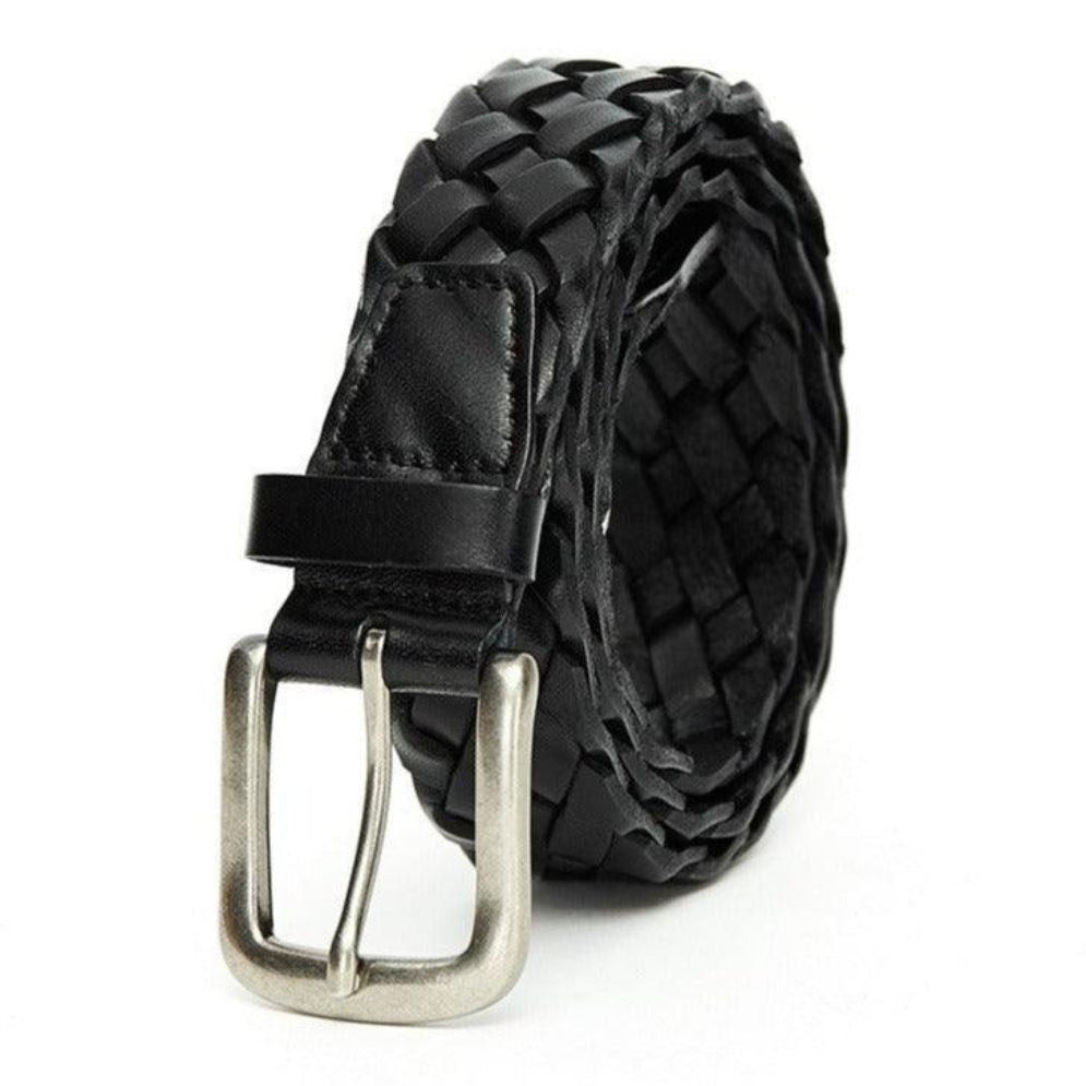 Ceinture Tressée en Cuir Modèle Antonakis - La Ceinturerie