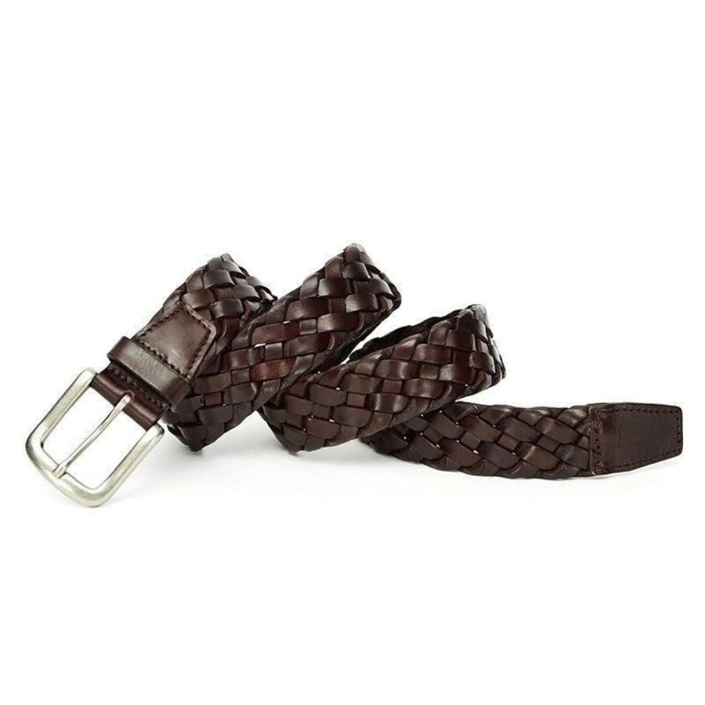 Ceinture Tressée en Cuir Modèle Antonakis - La Ceinturerie