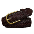 Ceinture Tressée en Cuir Modèle Masui - La Ceinturerie

