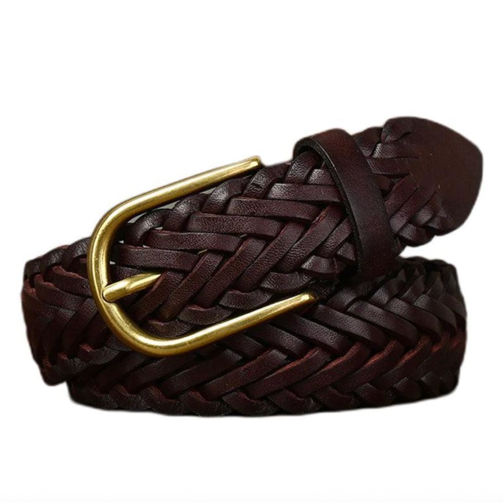 Ceinture Tressée en Cuir Modèle Masui - La Ceinturerie

