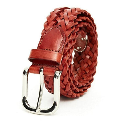 Ceinture Tressée en Cuir Modèle Ryland - La Ceinturerie