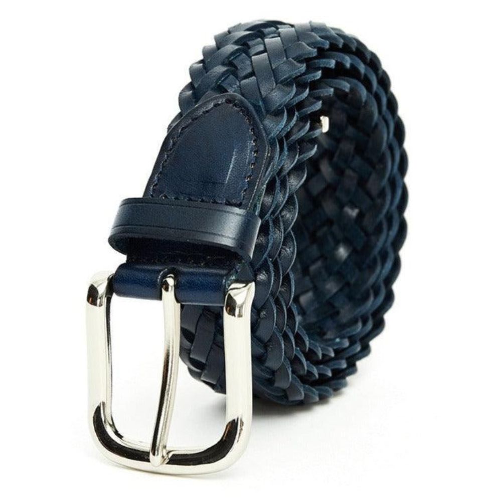 Ceinture Tressée en Cuir Modèle Ryland - La Ceinturerie