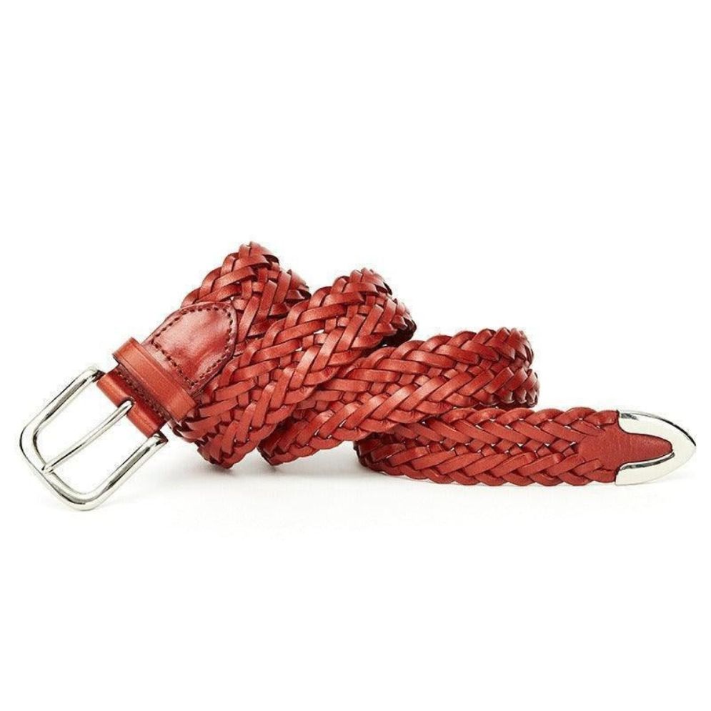Ceinture Tressée en Cuir Modèle Ryland - La Ceinturerie