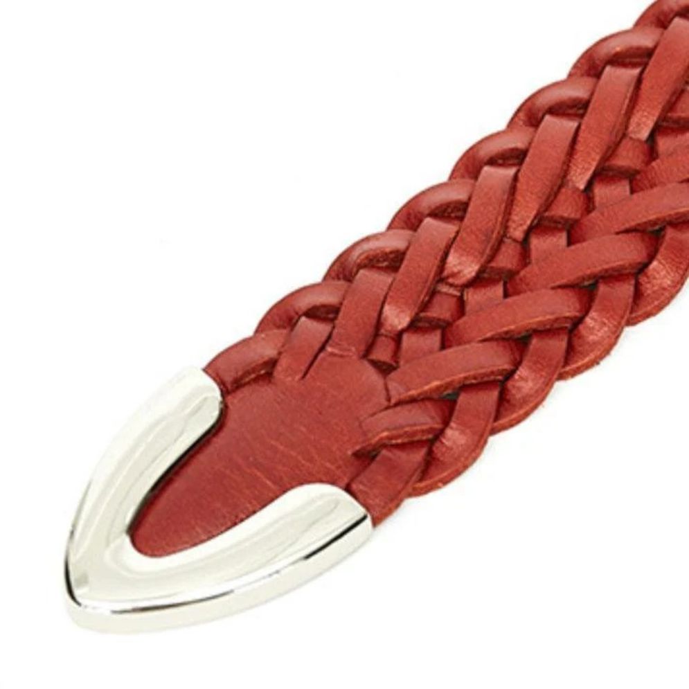 Ceinture Tressée en Cuir Modèle Ryland - La Ceinturerie