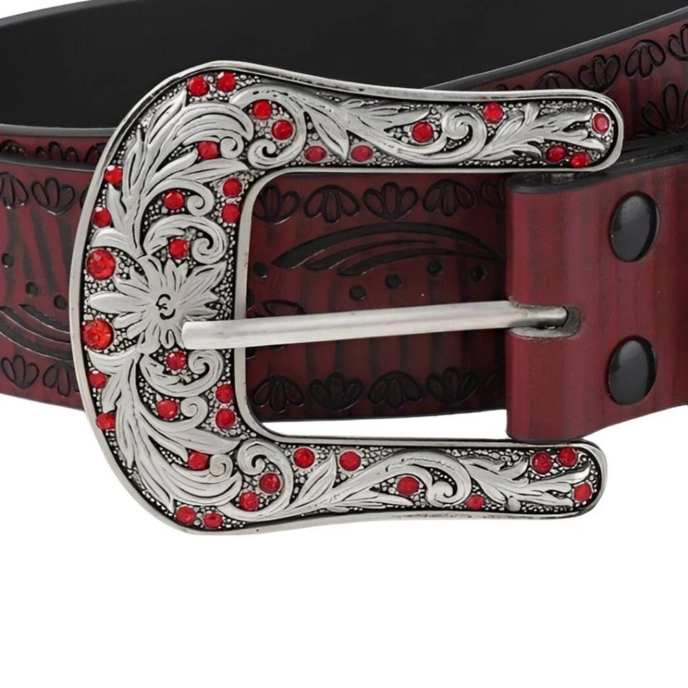 Ceinture Western à Motifs Floraux Mdèle Mathilde - La Ceinturerie