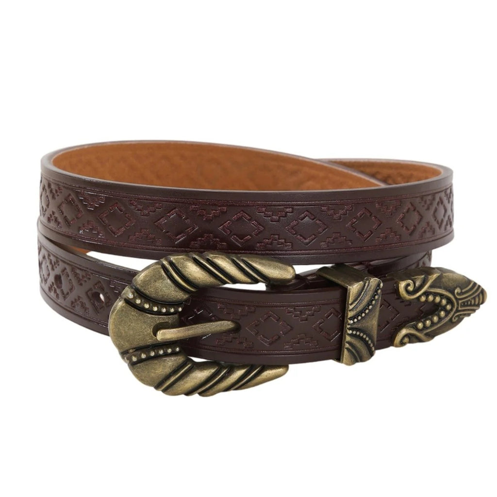 Ceinture Western à Motifs Géométriques Modèle Aditya - La Ceinturerie
