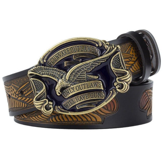 Ceinture Western avec Aigle Modèle Galgaliya - La Ceinturerie

