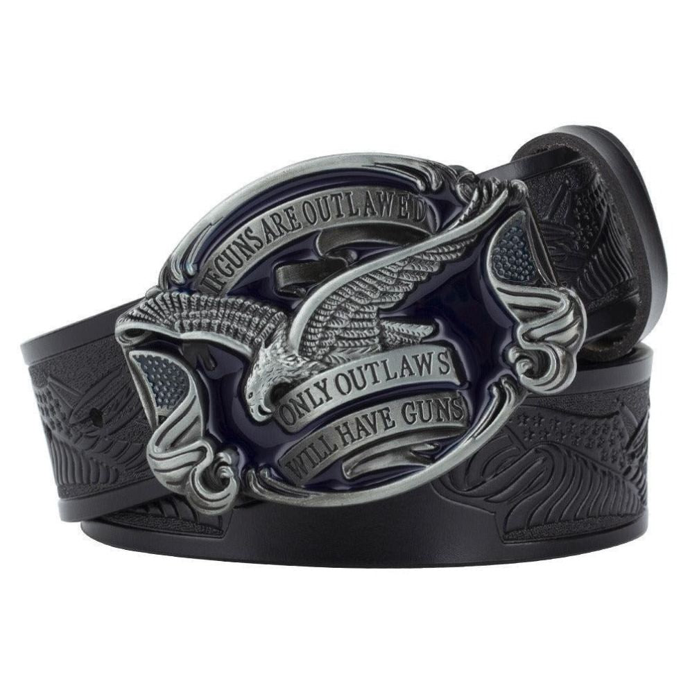 Ceinture Western avec Aigle Modèle Galgaliya - La Ceinturerie
