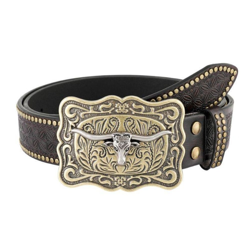 Ceinture Western Boucle Taureau homme Modèle Garri