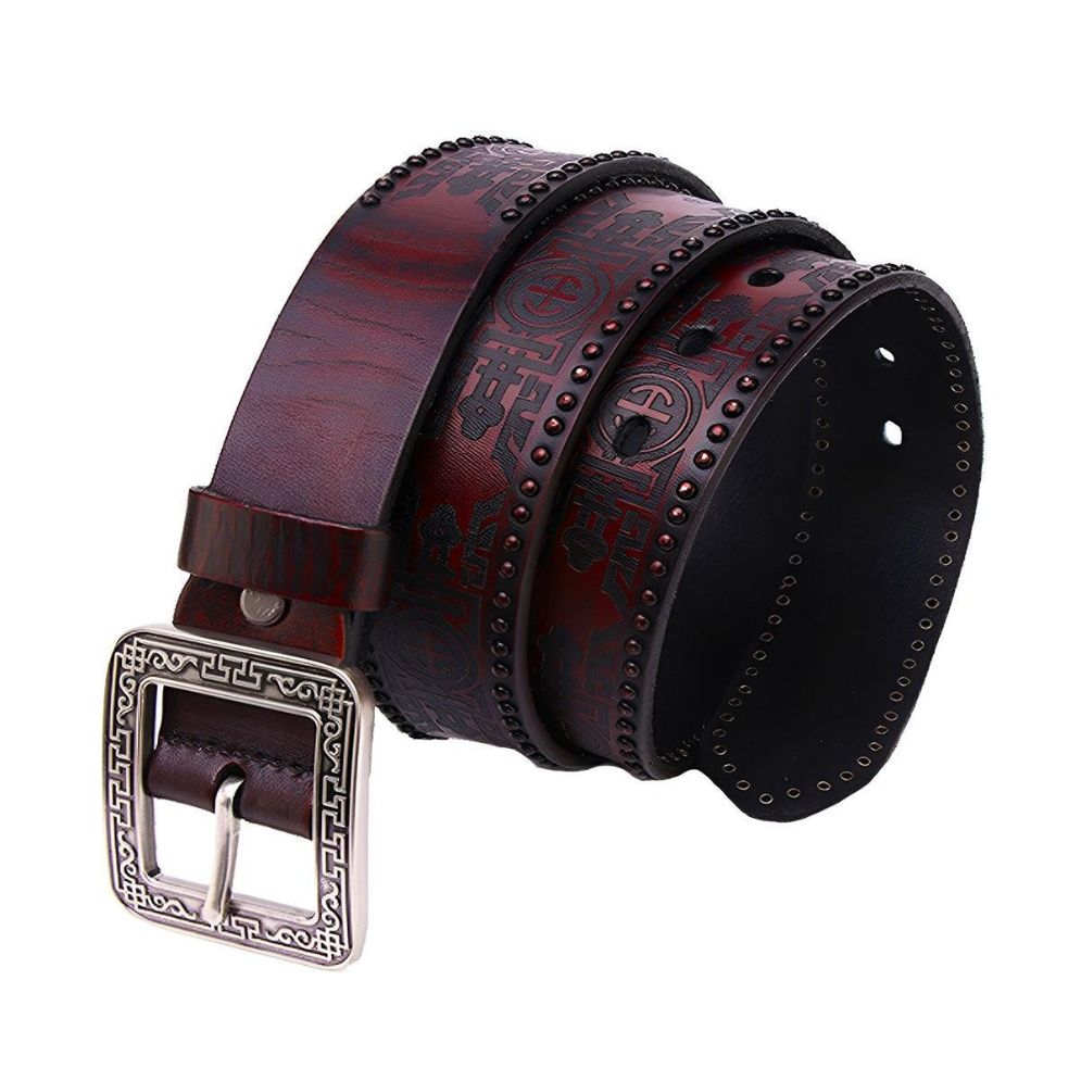 Ceinture Western en Cuir Homme Modèle Oraz - La Ceinturerie