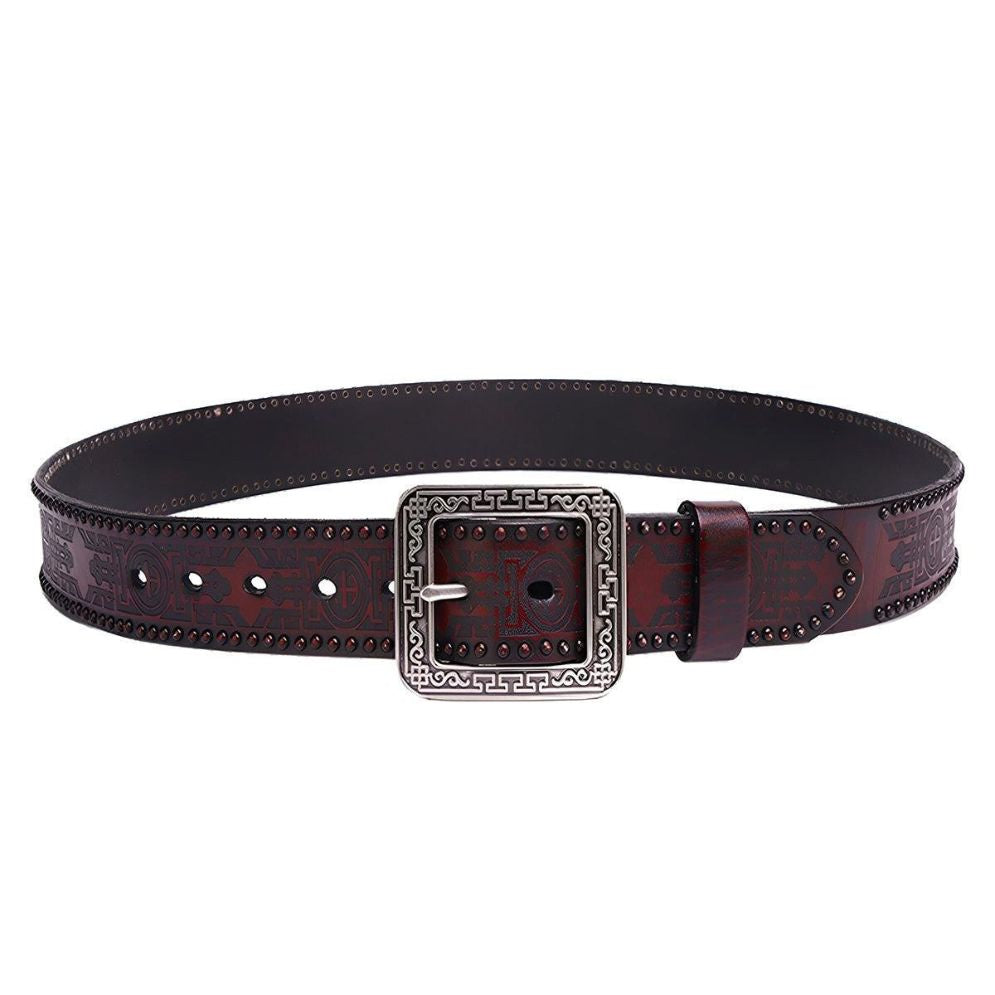 Ceinture Western en Cuir Homme Modèle Oraz - La Ceinturerie