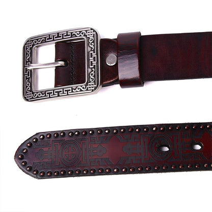Ceinture Western en Cuir Homme Modèle Oraz - La Ceinturerie