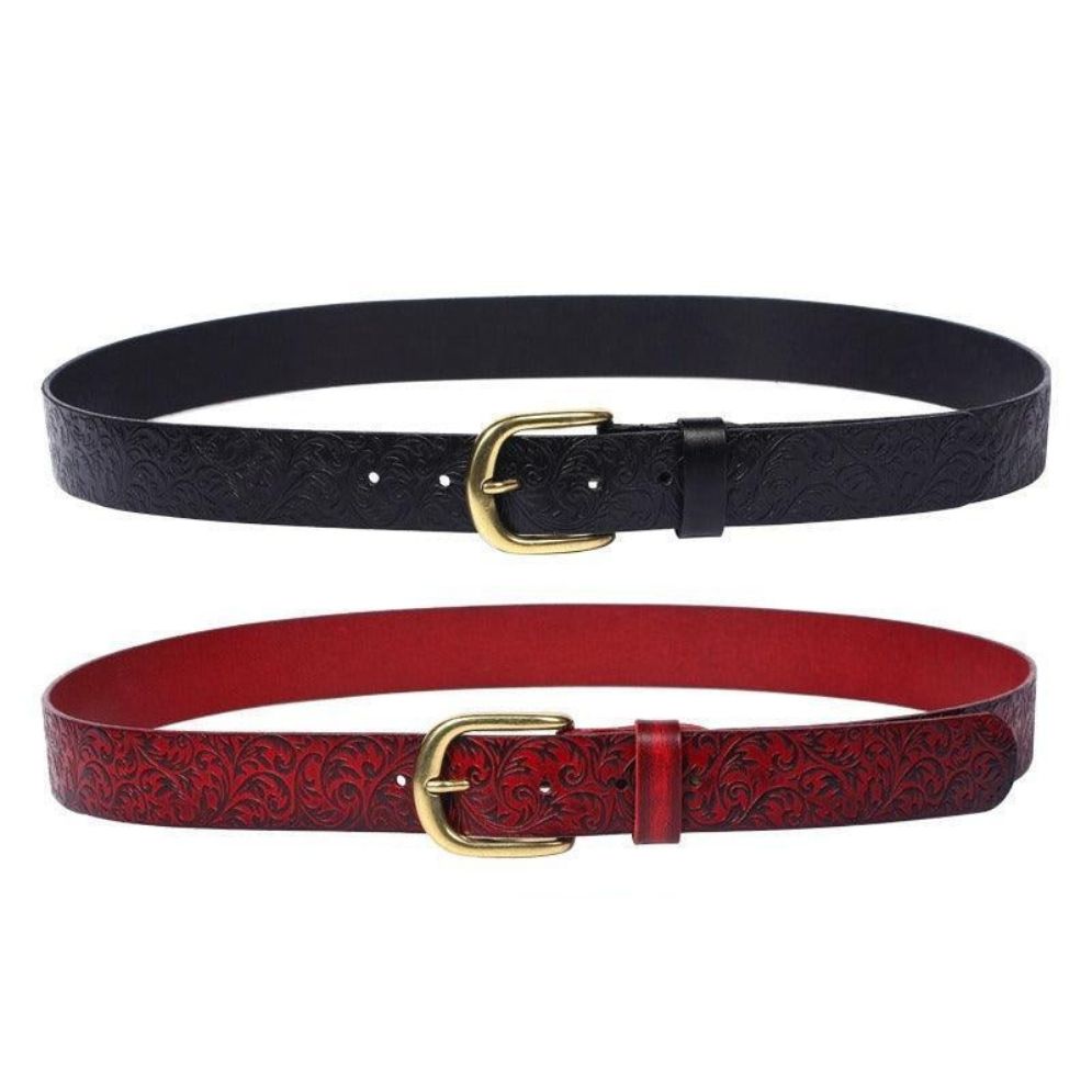 Ceinture Western en Cuir Modèle Féline - La Ceinturerie
